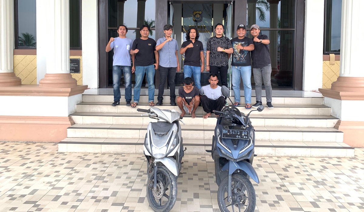 Gerak Cepat! Polres Tanjab Barat Amankan Dua Pelaku Curanmor di Tungkal Ilir
